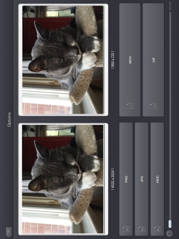 Unlive - HD video in the photo iPad screenshot
