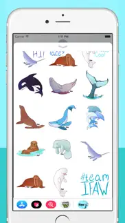 ifawmojis marine mammals iphone screenshot 3
