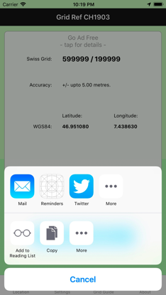 Grid Ref CH1903 screenshot 2