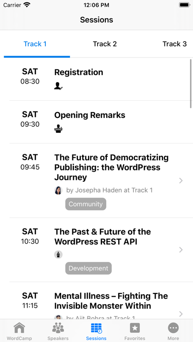 WP Camps iPhone screenshot 5 - Reference app