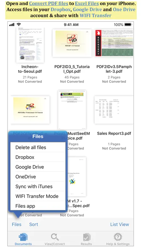 PDF to Excel by PDF2Office screenshot 1 of 4