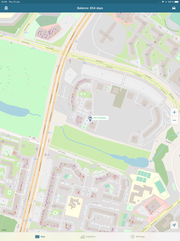 WIYAK GPS iPad screenshot 1 - Business app