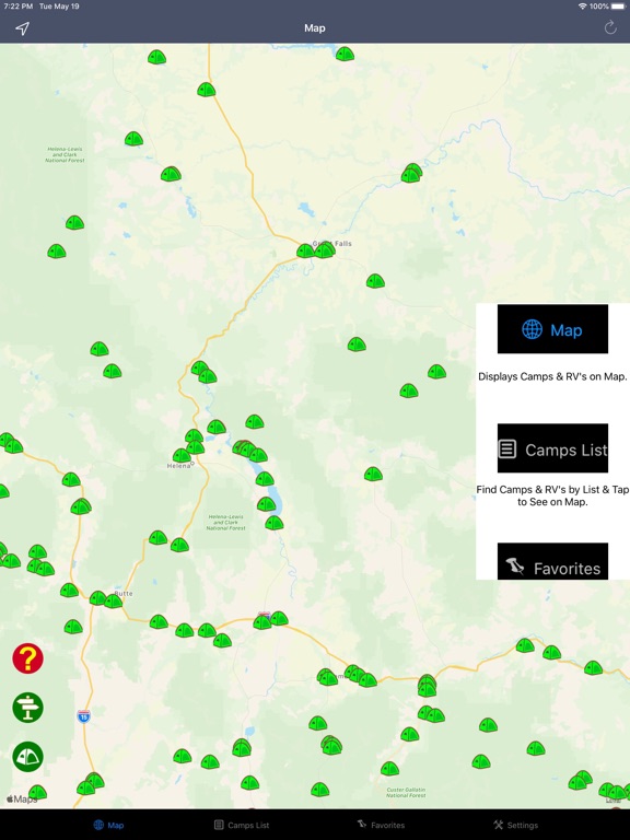 Screenshot #6 pour Montana – Camping & RV spots