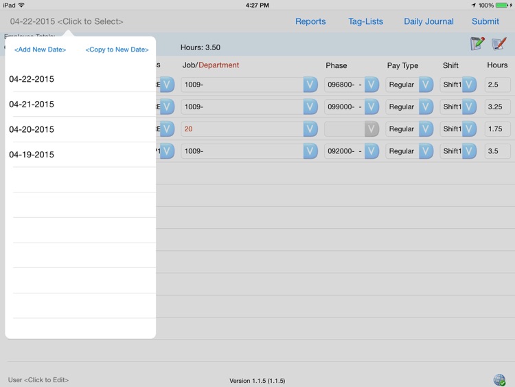 PowerTrack Timesheet screenshot-4