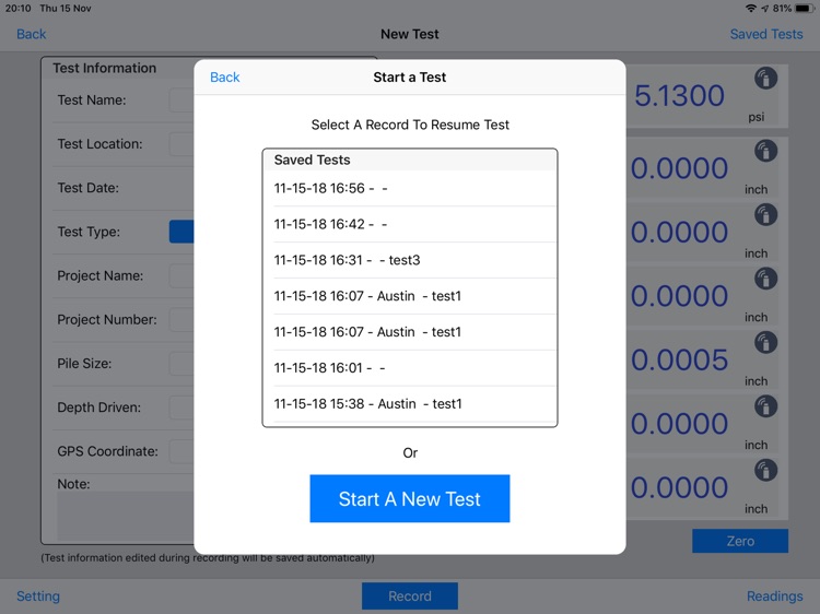 Wireless Pile Load Test screenshot-5