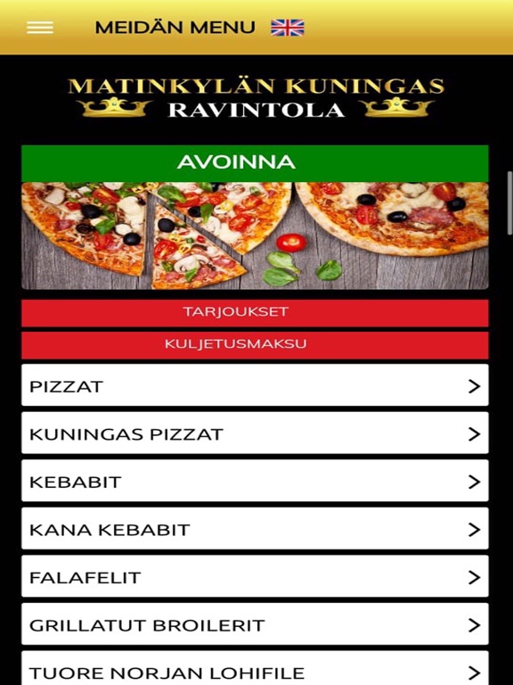 Screenshot #5 pour Matinkylän kuningas Ravintola