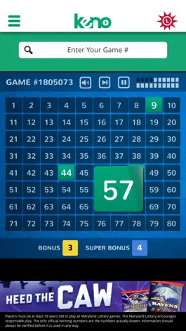Game screenshot MD Lottery – Keno & Racetrax apk