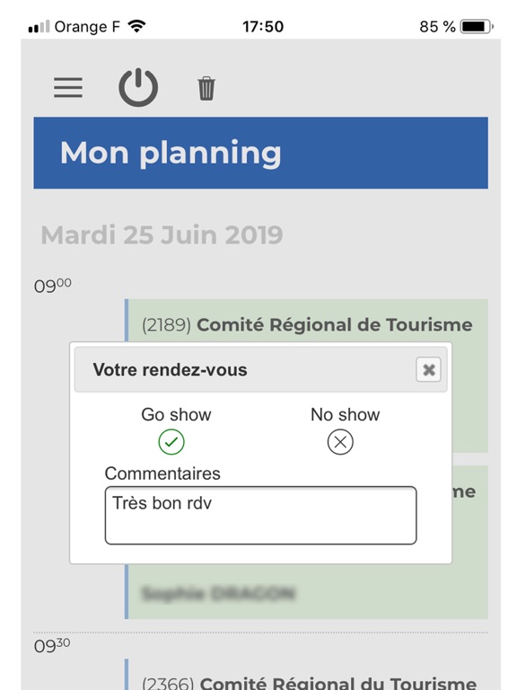 Screenshot #6 pour TeamResa Digit for Event