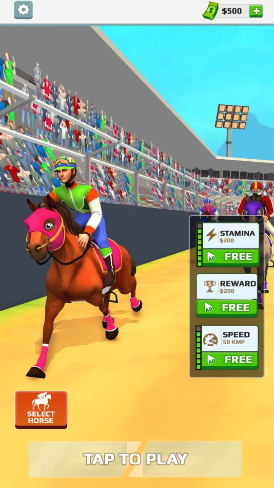 #4. Derby Sim 3D (iOS) By: Khurram Samad