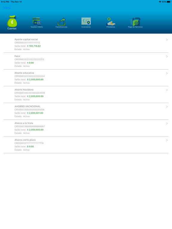 Screenshot #5 pour CoopeUna Móvil