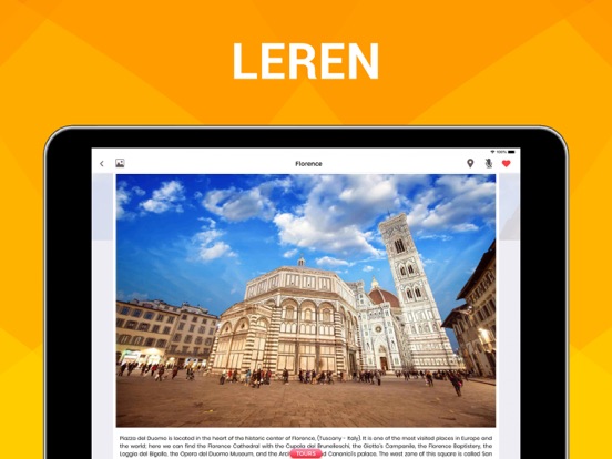 Florence Reisgids Offline iPad app afbeelding 5