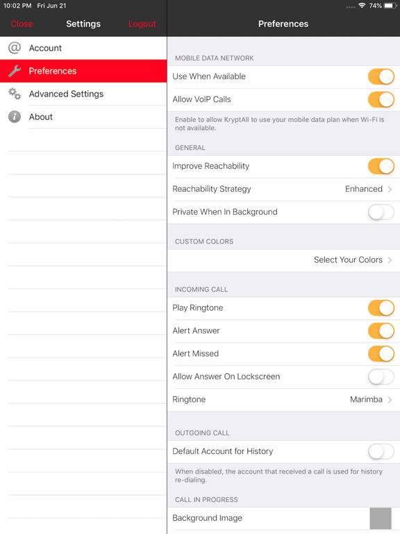 KryptAll iPad screenshot 5 - Business app