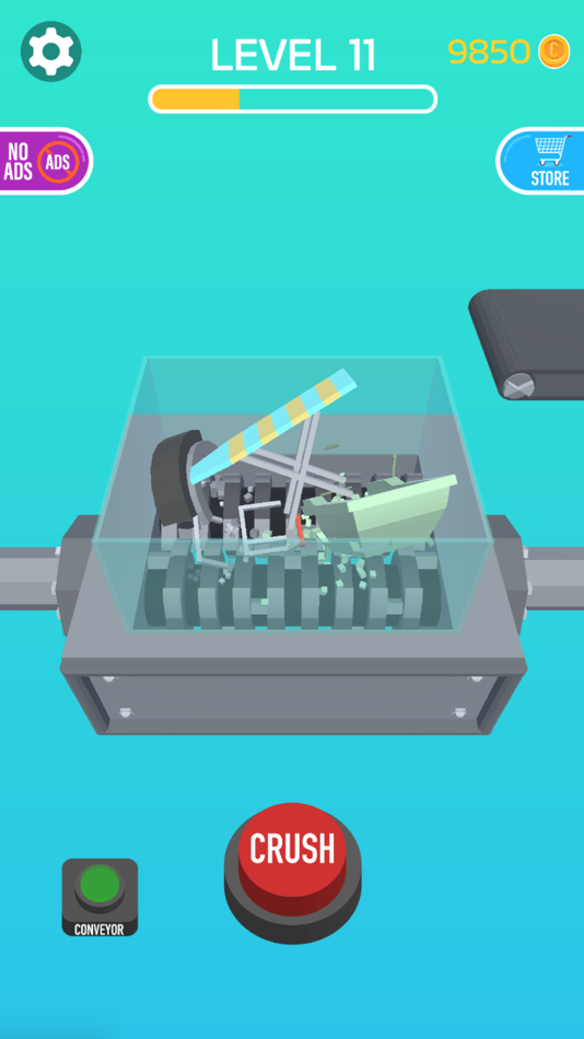 #1. Shredding Machine (iOS) 由: Nikita Semenov