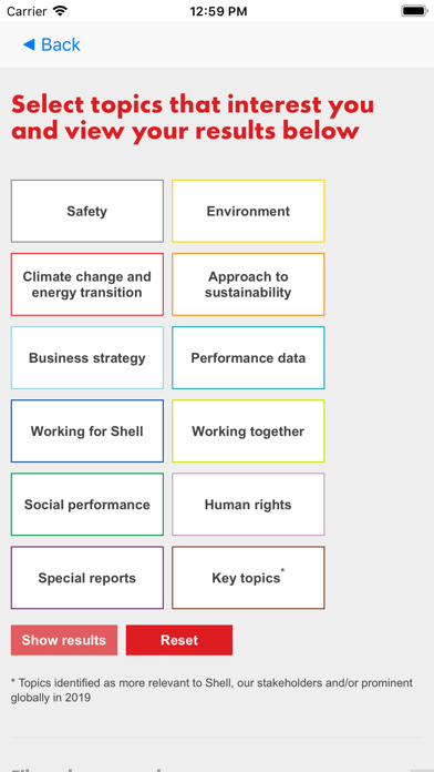 Screenshot #1 pour Shell Sustainability Report