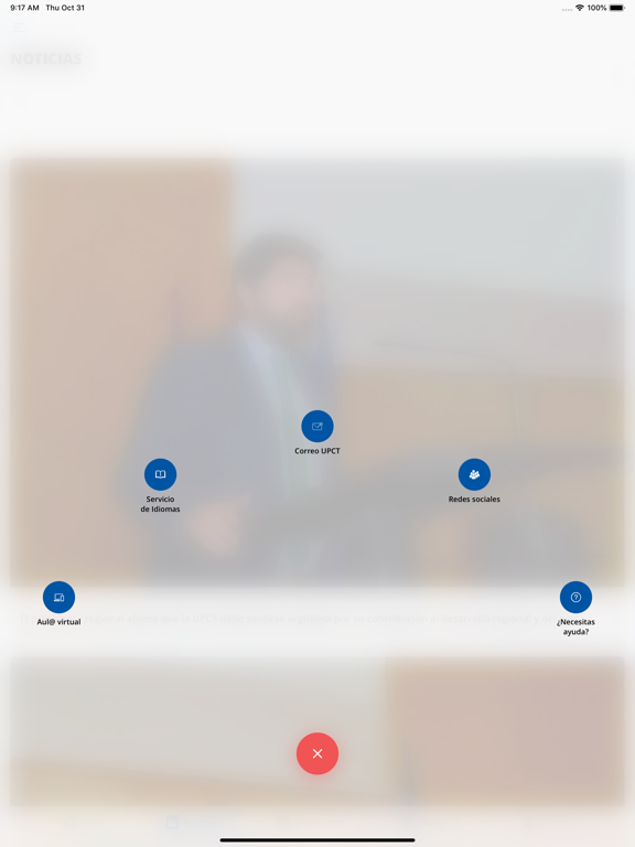 UPCT Politécnica de Cartagena iPad screenshot 4 - Education app