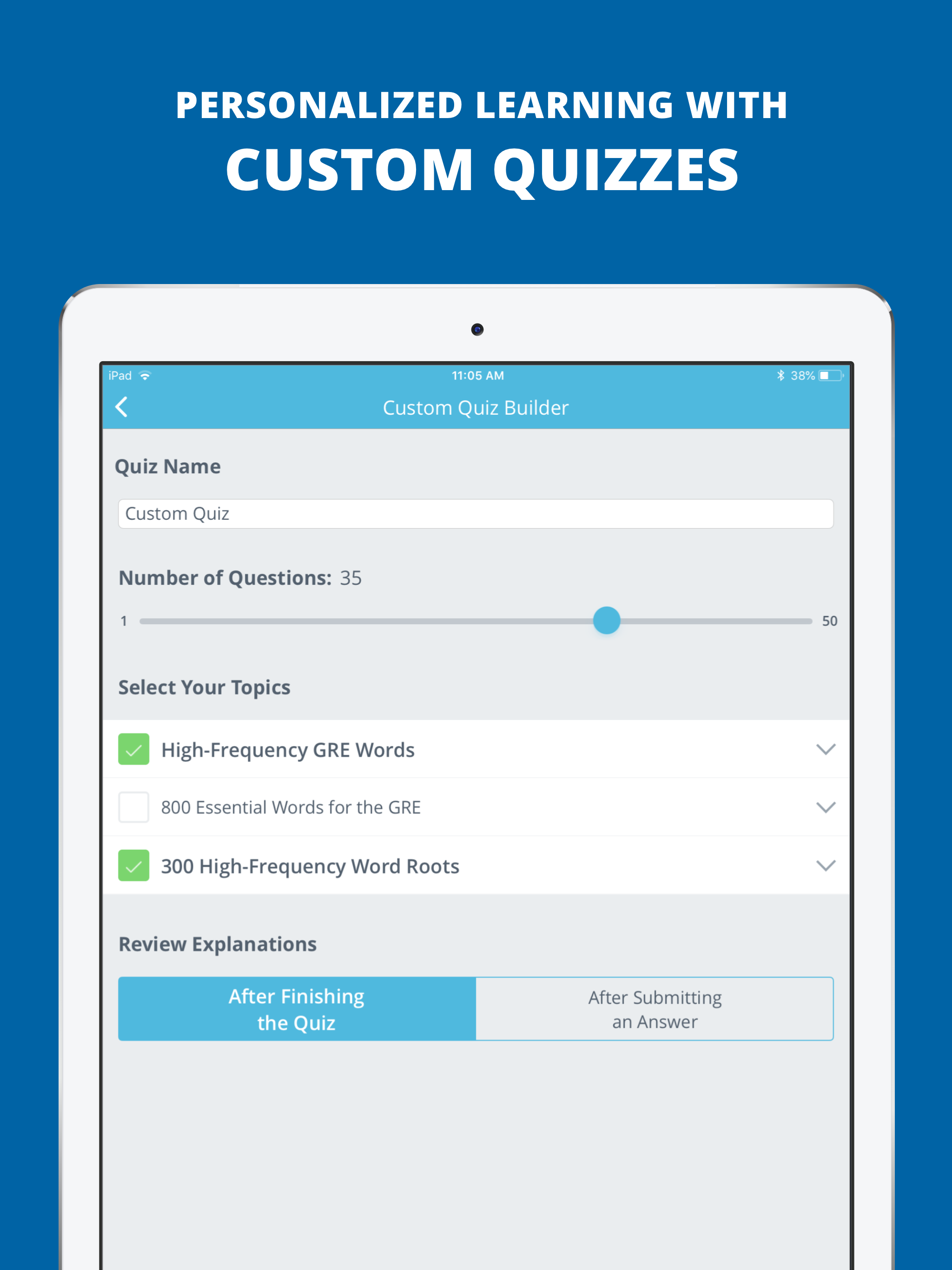 GRE Vocabulary Flashcards Prep