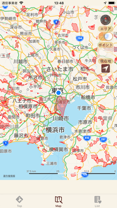Huntermap ハンターマップ Iphoneアプリ Applion
