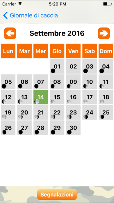 Giornale di caccia Screenshot