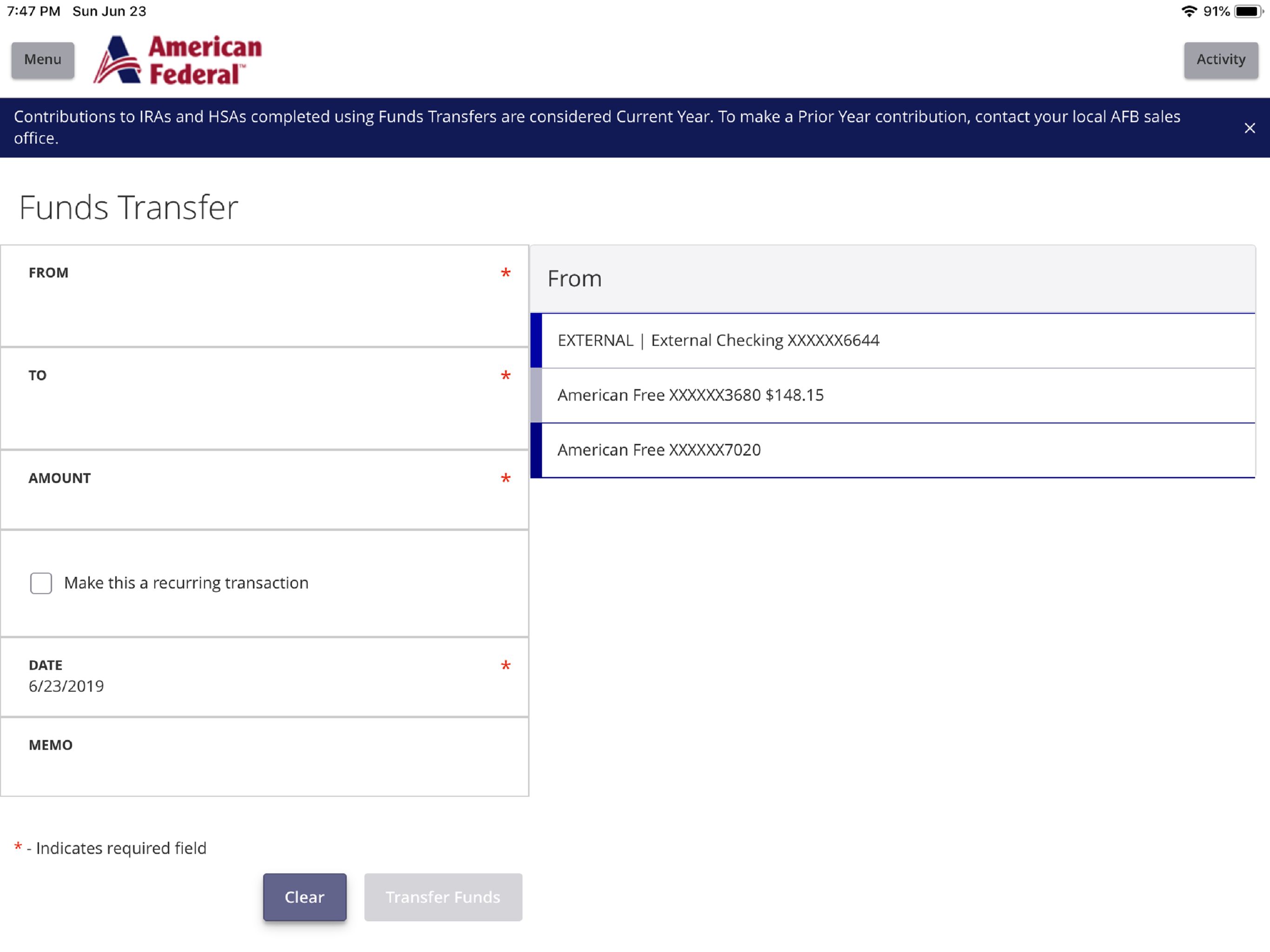 American Federal Bank screenshot 8