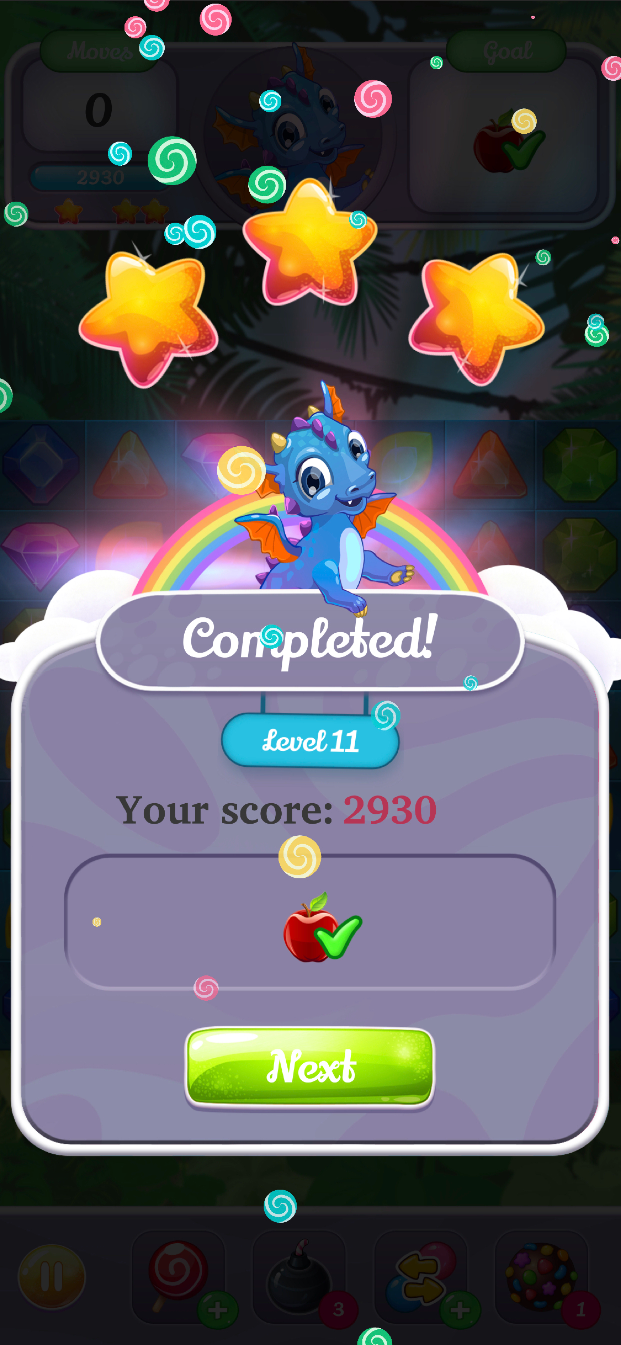 3 Candy: Gems And Dragons