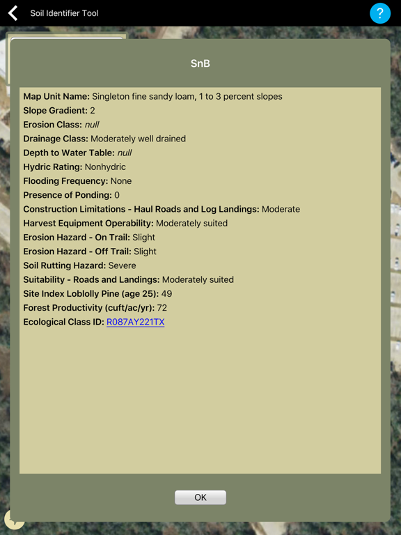 Texas Forestry BMPs iPad screenshot