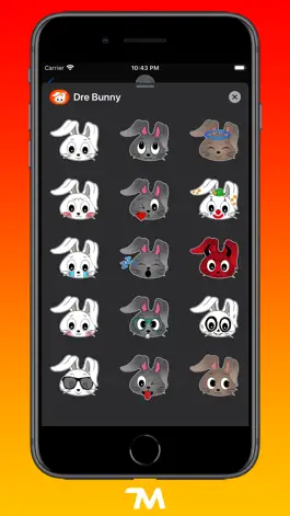 Game screenshot Dre Bunny Stickers hack