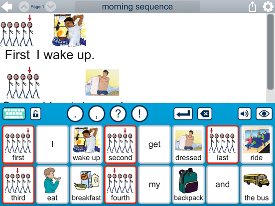 PixWriter iPad screenshot 4 - Education app