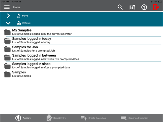 Screenshot #4 pour SampleManager Mobile