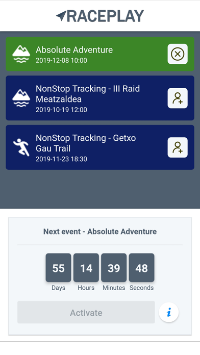 Screenshot #1 pour Raceplay Tracker