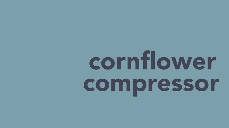 Cornflower Compressor