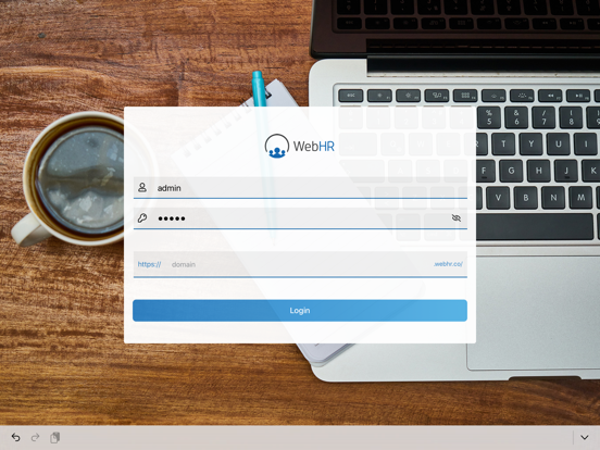 WebHR Visitors Kiosk