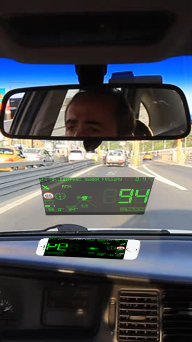 Speedmeter mph digital display Screenshot