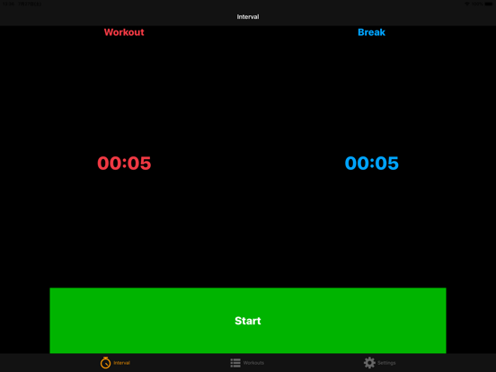 タバタ式タイマー iPad screenshot