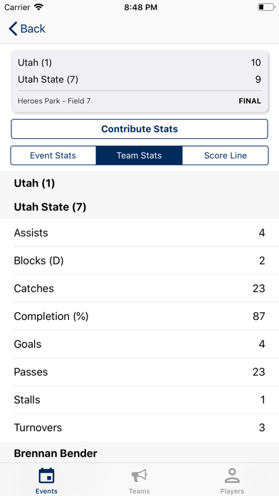 USA Ultimate Stats Screenshot