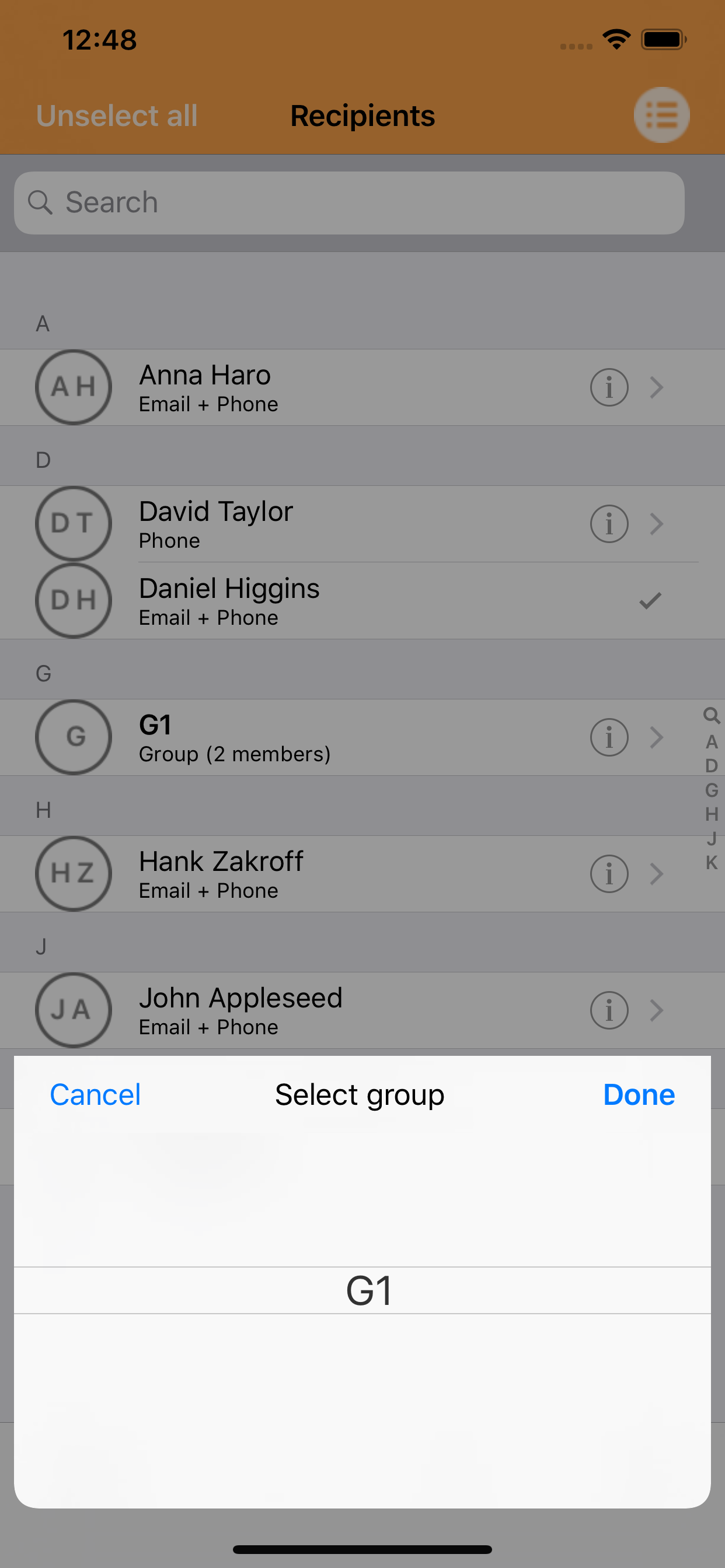 Easy Message - Group Mass Text screenshot 12