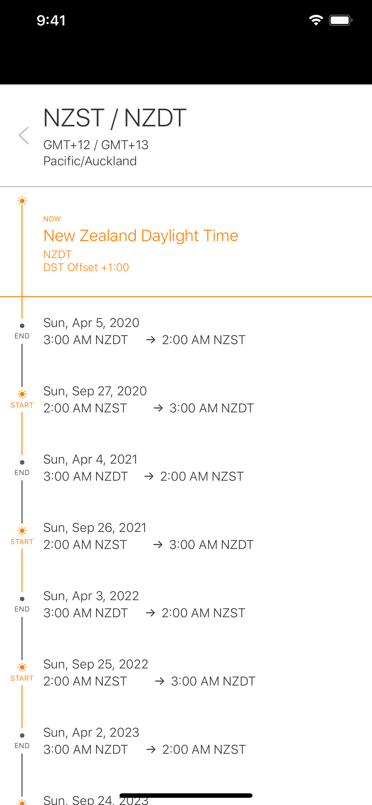 Daylight Saving Time screenshot 4