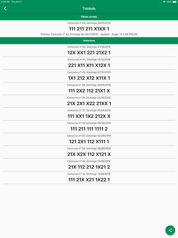 Lotarias – Portugal Lottery iPad screenshot 5 - News app