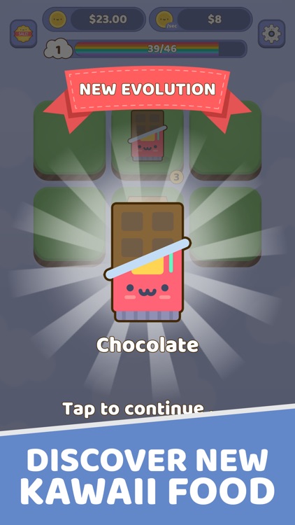 Merge Kawaii Food Tycoon screenshot-4