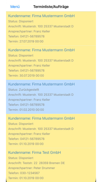 Screenshot #2 pour FAKTURIS mobile