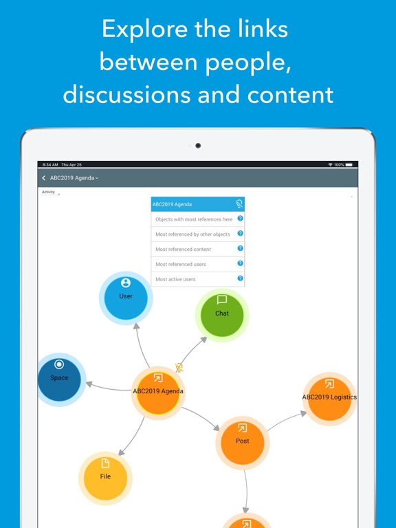 Vmoso: Enterprise Digital Hub iPad screenshot 4 - Business app
