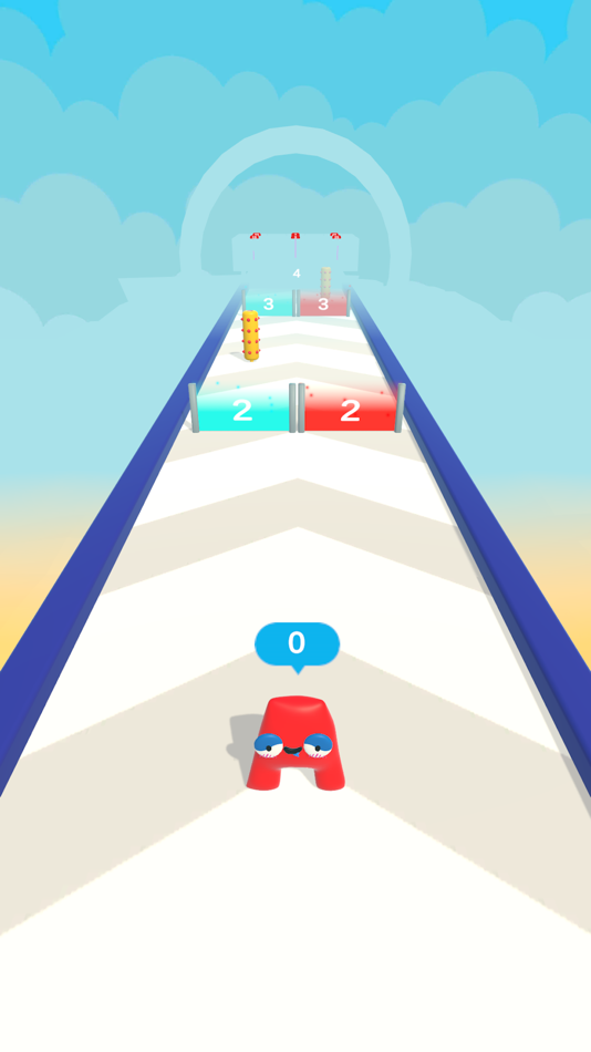 #6. Alphabet Run 3D (iOS) By: Adnan Sohail