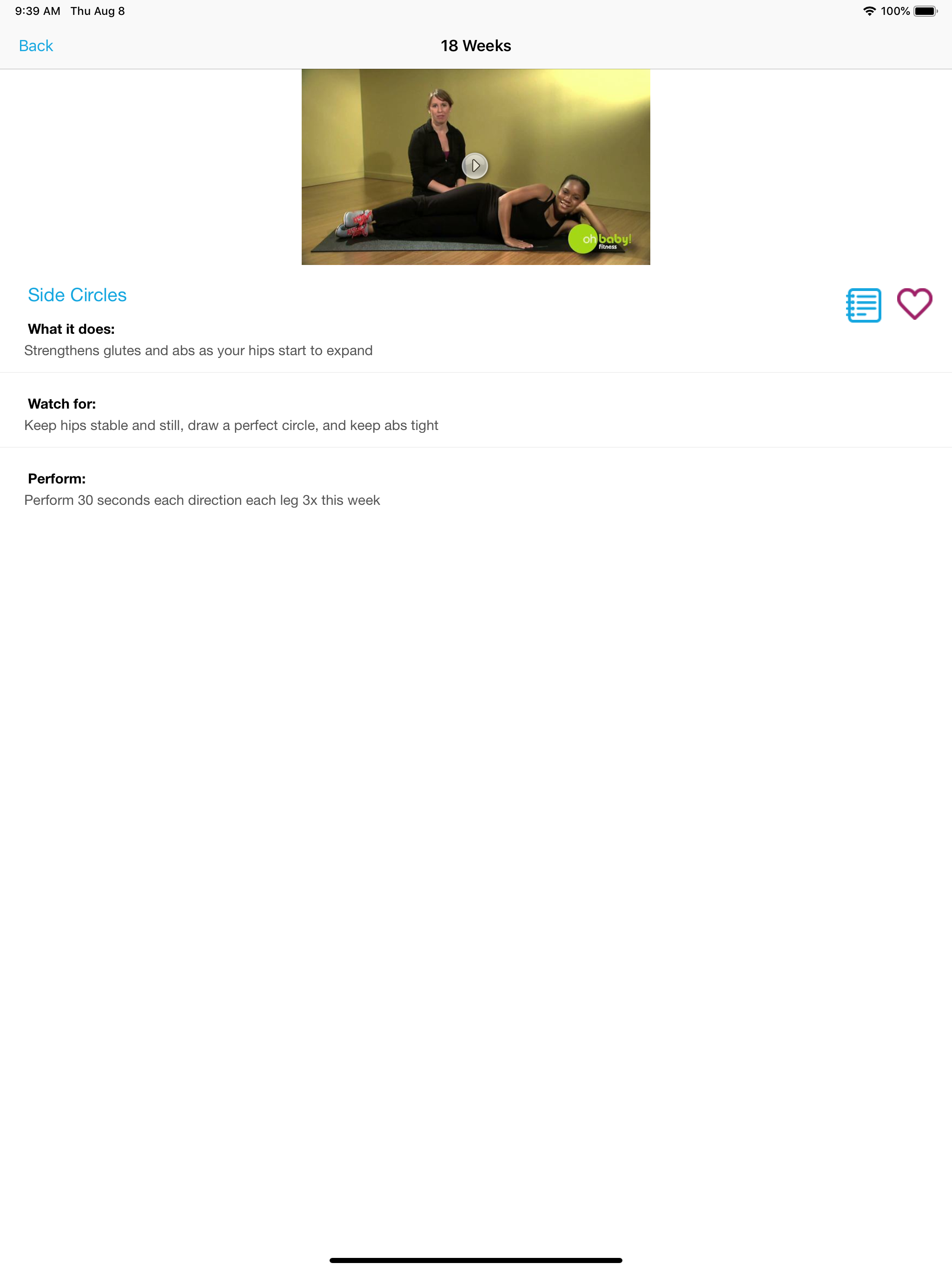 Oh Baby! Pregnancy Exercise screenshot 10