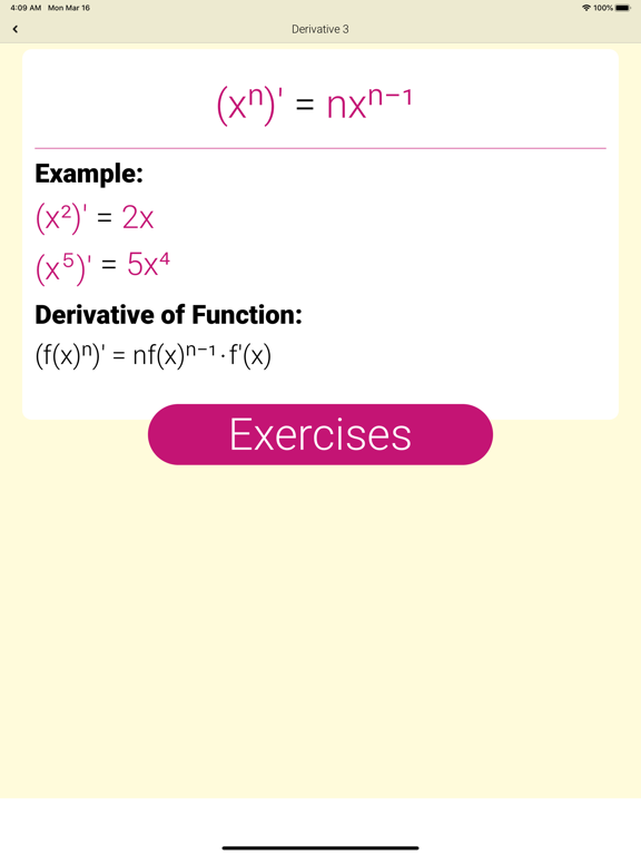 Screenshot #5 pour Derivative