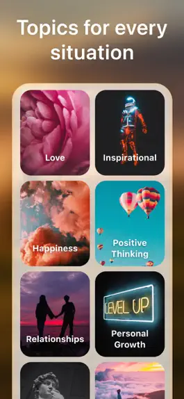 Game screenshot Motivational positive quotes apk