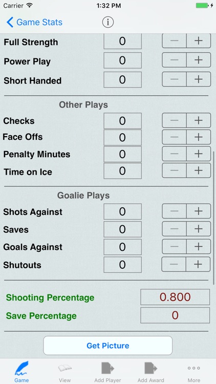 Hockey Player Tracker Logbook