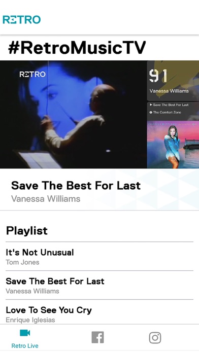 Retro Music TV iPhone screenshot 2 - Music app
