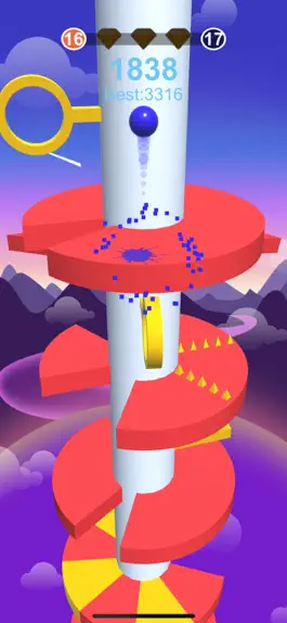 Game screenshot Hop Ball-Bounce On Stack Tower mod apk