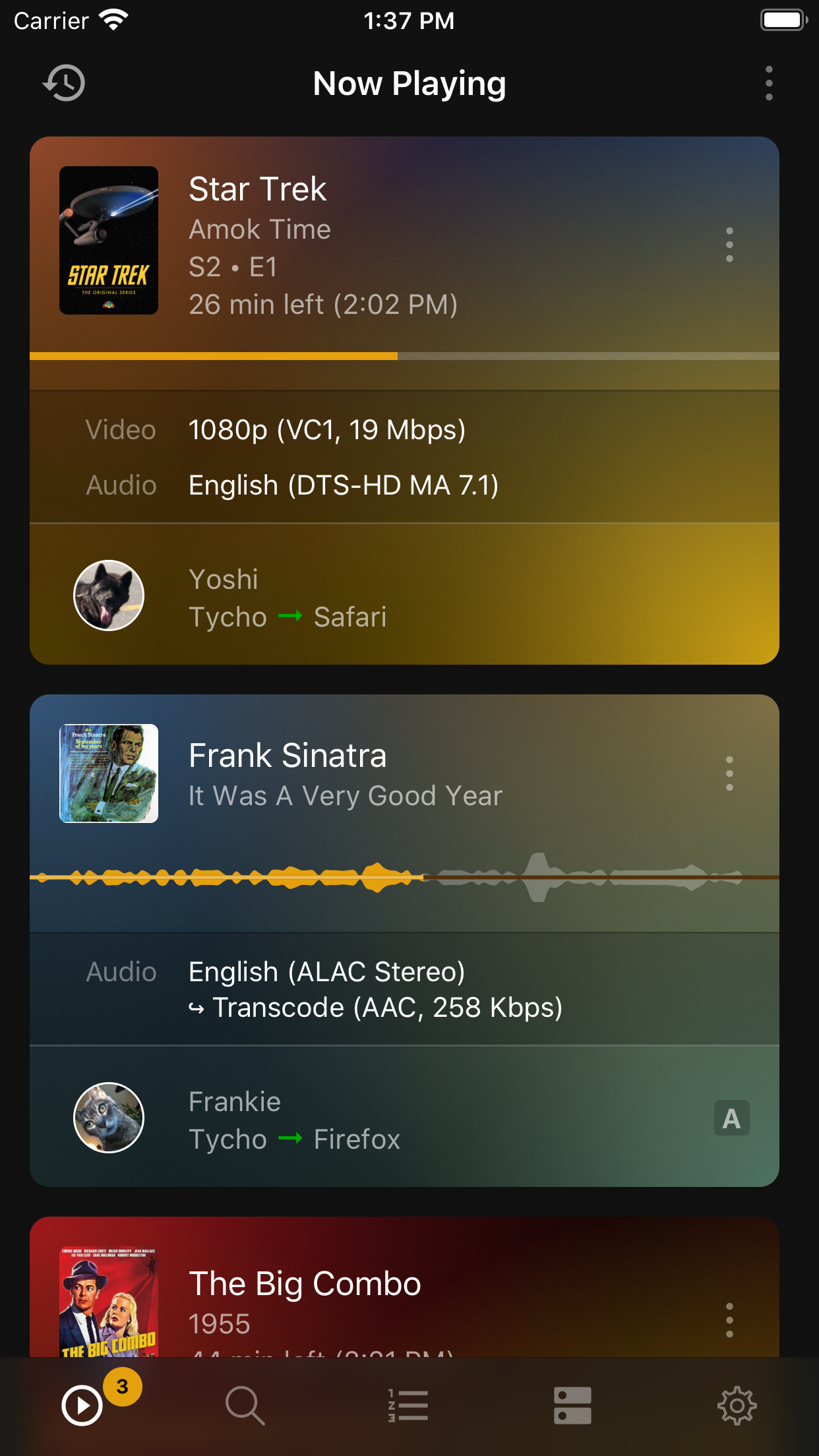 Plex Dash screenshot 1