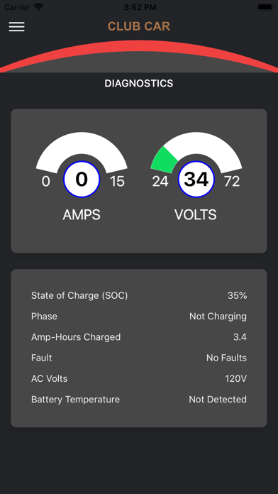 CLUB CAR PACK CHARGING SYSTEM Screenshot