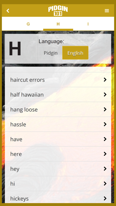 Pidgin 101 App iPhone screenshot 7 - Reference app